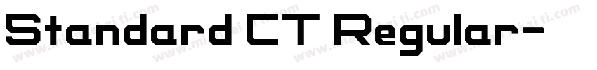 Standard CT Regular字体转换